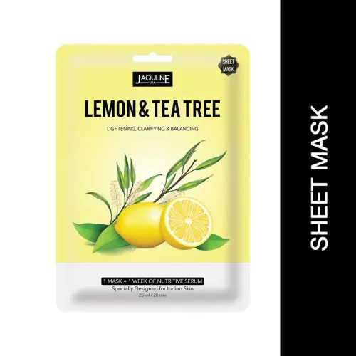 Jaquline USA: Lemon & Tea Tree Sheet Mask1N