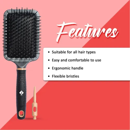 Jaquline USA: PADDLE BRUSH WITH PIN (PROEDIT)