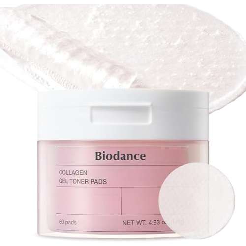 Biodance: Collagen Gel Toner Pads | Pore Refining | Oil Control | Skin Balancing | Gentle Exfoliation | 60Pads