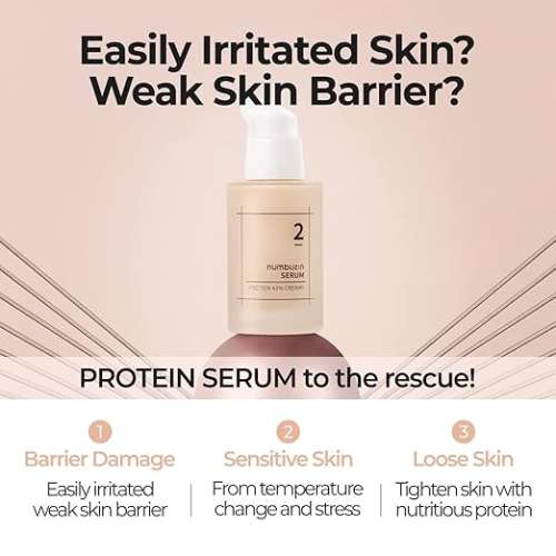 Numbuzin: No.2 Protein 43% Creamy Serum 50ml