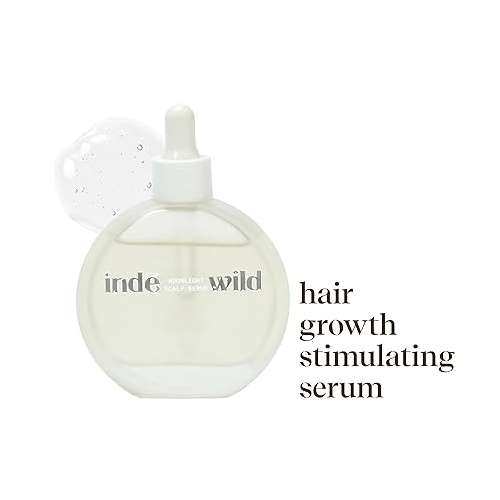 Inde Wild: Moonlight Scalp Serum with Moringa, Bhringraj & Amla for Regrowth, Healthy Scalp & Hair Density (50ml)