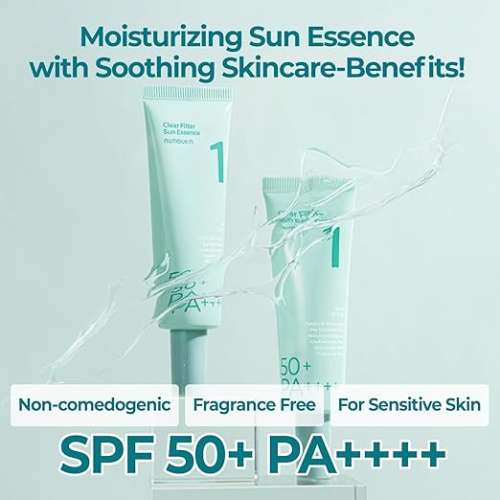 Numbuzin: No.1 Clear Filter Sun Essence SPF 50+ PA ++++ (50ml)