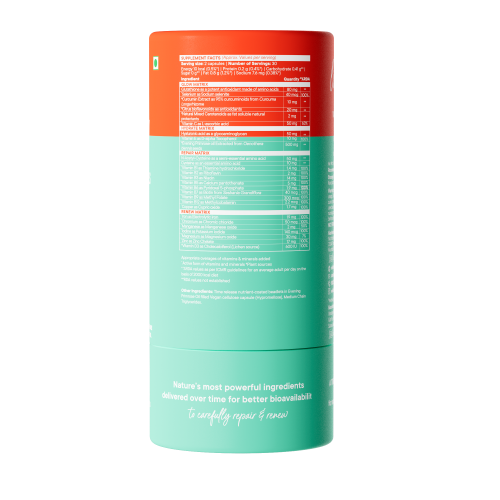 Wellbeing Nutrition: Slow Hair Skin & Nails | Collagen Glutathione - 60 Capsules