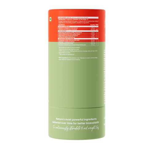 Wellbeing Nutrition: Burn with Capsimax™, Garcinia, Chromium & Liquid L-Carnitine | 60 Veg Caps