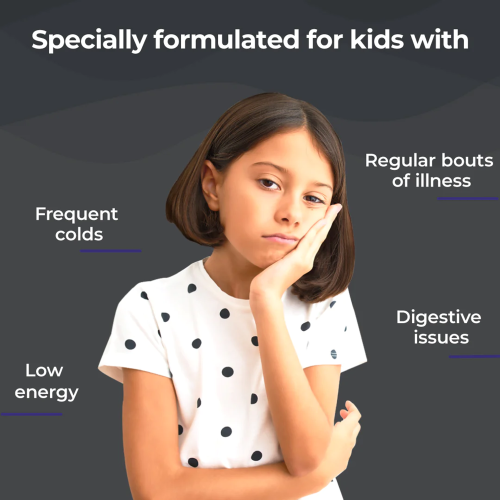 Wellbeing Nutrition: Black Panther Melts - Kids Organic Advanced Immunity - Valencia Orange Flavor (30 Thin Strips)