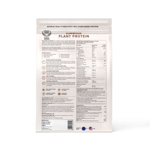 Wellbeing Nutrition: Special Offer -Superfood Plant Protein - Dark Chocolate Hazelnut - 500 gm