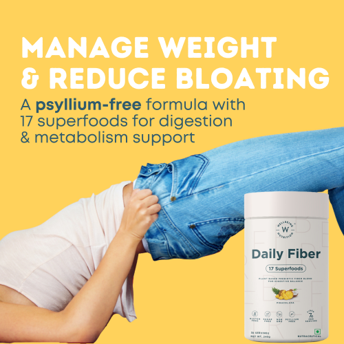 Wellbeing Nutrition: Daily Fiber - Pina Colada Flavor - 30 Servings