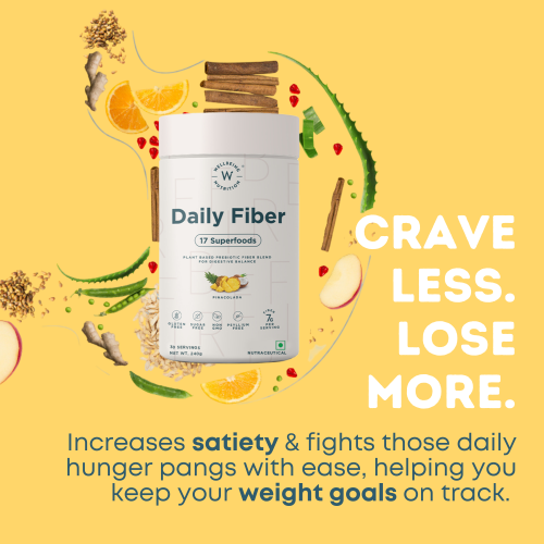 Wellbeing Nutrition: Daily Fiber - Pina Colada Flavor - 30 Servings