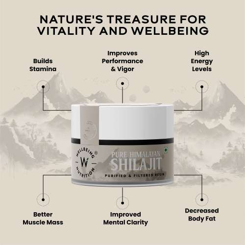 Wellbeing Nutrition: Pure & Original Himalayan Shilajit Resin 20g