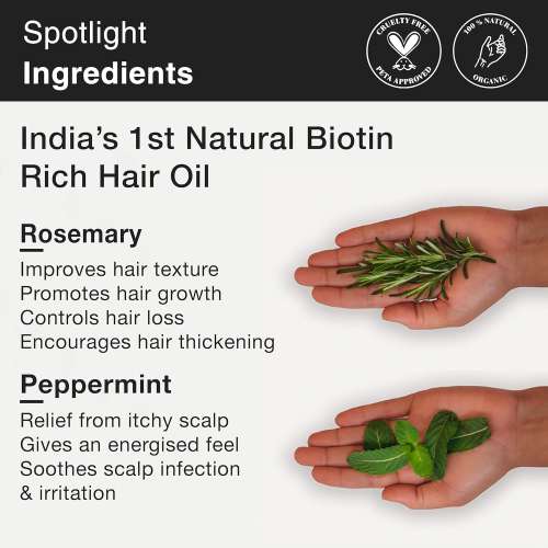 Soulflower: Soulflower Rosemary Mint Light Strengthening Hair Oil (225 ml)