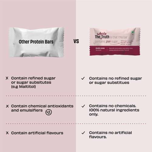 The Whole Truth: Protein Bars_All-in-One Protein Bars Peanut - Protein Bar - All-in-One - Pack of 6 (6 x 52g) 312