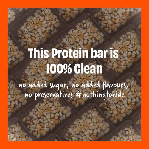 The Whole Truth: Protein Bars - Peanut Cocoa - Pack of 6 (6 X 52G) - No Added Sugar - All Natural