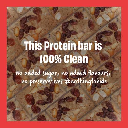The Whole Truth: Protein Bars - Cranberry - Pack of 6 (6 X 52G) - No Added Sugar - All Natural