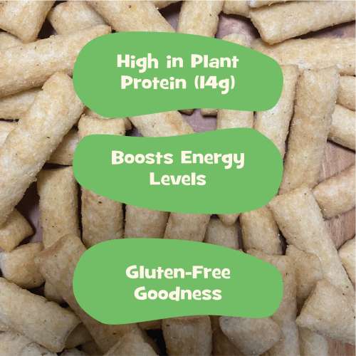 Nourish You: Organic Millet Snack - Jowar Bites( Chips ) - Onion Masala Flavour - Healthy Snacks ,  Gluten free -60gm