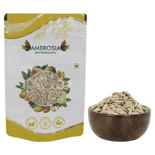 Ambrosia: Ambrosia Premium Sunflower Seeds Pouch 250g |Raw| Unroasted (Pack of 1)