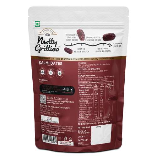 Nutty Gritties: Kalmi Dates - 700g (2 Pack of 350g each)