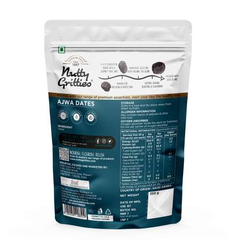 Nutty Gritties: Ajwa Dates - 350g