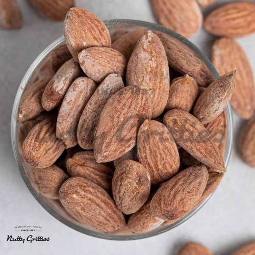 Nutty Gritties: California Roasted Almonds, Lightly Salted and Dry Roasted - 400g (2 Pack of 200g each)