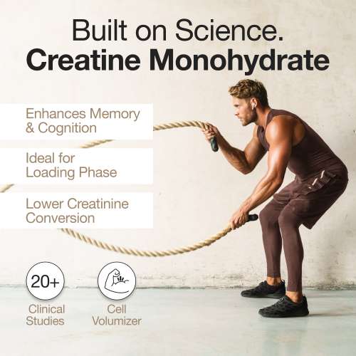 Wellbeing Nutrition: 100% Pure Micronised Creatine Powder Monohydrate Unflavoured 100g, 33 servings  Tested for Purity  For Muscle Strength & Recovery, Muscle Growth & Cognition  For Men & Women