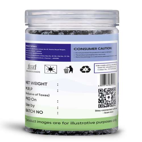 Fabeato: Premium Dried Whole Blueberries 250g - Naturally Sweet & Juicy -Rich in Antioxidants & Fiber - Dried Berries  - Vitamin Rich Berries.