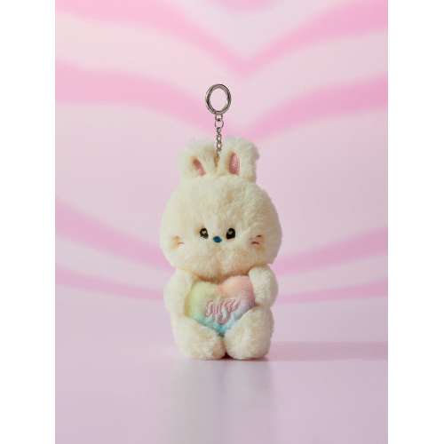 Cokodive: NewJeans-Bunini | MD Talking Plush Keyring (White)