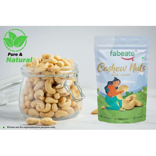 Fabeato: Natural Premium Whole Raw Cashews - combo (2*500gm)