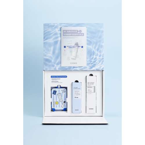 COSRX: Summer GlowUp Essentials Combo Serum & Sunscreen Kit | Targeted Care | Radiant Skin | UV Protection | Daily SPF | Sun Care | 150ml+50ml