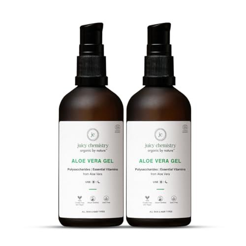 Juicy Chemistry: Organic Aloe Vera Gel, 100 g (Pack of 2)
