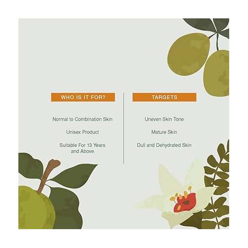 Juicy Chemistry: Tamanu & Kakadu Plum Face Wash, 100 ml | Antioxidant-rich Face Wash for Pigmented and Dull Skin - Certified Organic & Clinically Tested - For Normal, Oily & Combination Skin Type