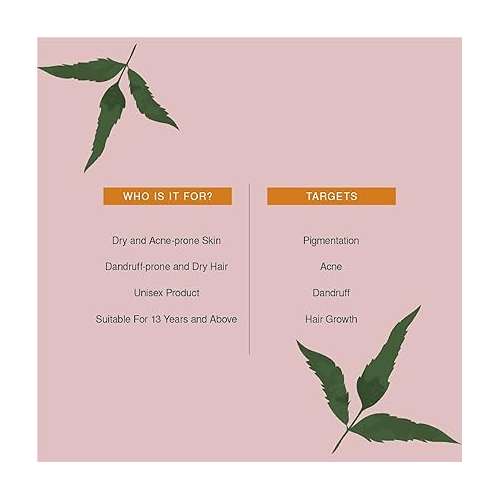 Juicy Chemistry: Neem Oil, 30 ml | Pure, Cold-pressed & Organic Carrier Neem Oil for Dandruff, Irritated & Itchy Scalp | Ecocert Certified Organic for Men & Women | Cruelty-free & 100% Vegan