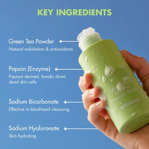 By Wishtrend: Green Tea & Enzyme Powder Wash
