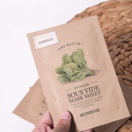 Skinfood: Spinach Sous Vide Mask Sheet - 18ml pack of 3