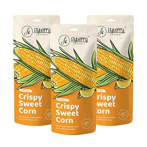 Flyberry Gourmet: Gourmet Crispy Sweet Corn (Pack of 3) 20 Gm each