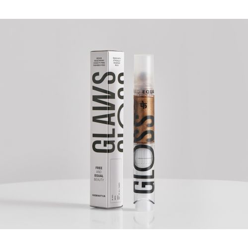FAE Beauty: Bronze Gold Shimmer Lip Gloss - With Clickable Roller Ball Pen - Becoming - 6gm