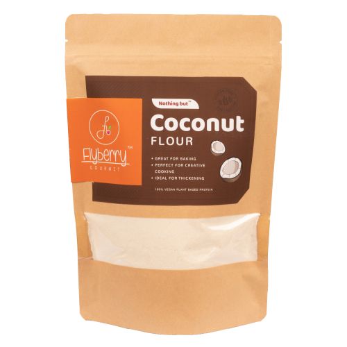 Flyberry Gourmet: Coconut Flour 350g | 100% Vegan | Plant-Based Protein