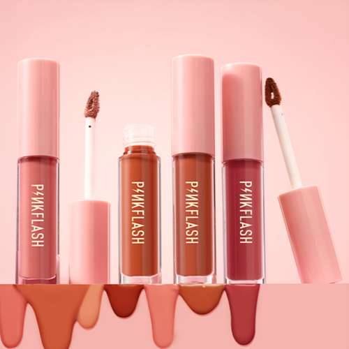 Pinkflash: L01 Melting Matte Lipcream-N04# Flamingos