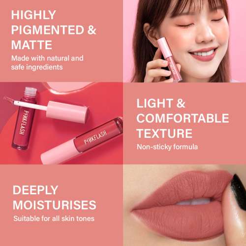 Pinkflash: L01 Melting Matte Lipcream-N03# Best Day