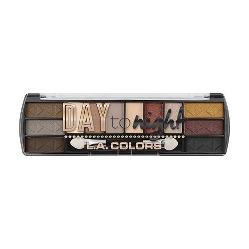 L.A. Colors: L.A. Colors Day to Night 12 Color Eyeshadow - Sundown