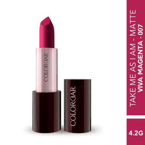 Colorbar: Take Me As I Am Vegan Matte Lipstick - Viva Magenta - 007