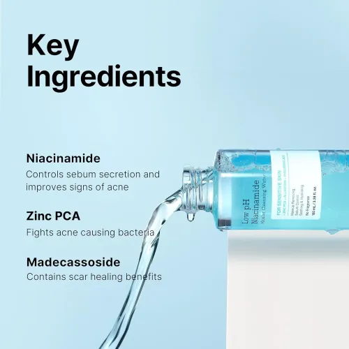 COSRX: Low pH Niacinamide Micellar Face Cleansing Water | Korean Skincare | Makeup Cleanser| Beauty | 100ml