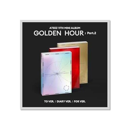 Cokodive: ATEEZ - GOLDEN HOUR : PART.2 11TH MINI ALBUM PHOTOBOOK SET