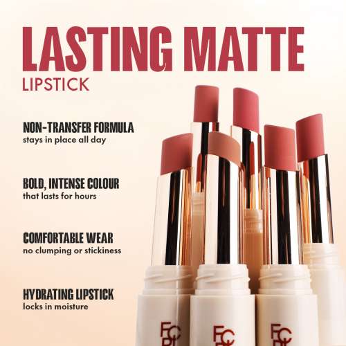 Focallure: Lasting Matte Lipstick-HOT PK02 Figgy Pink