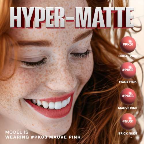 Focallure: Lasting Matte Lipstick-PK03 Mauve Pink