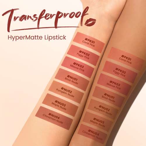 Focallure: Lasting Matte Lipstick-NU04 Cinnamon Nude
