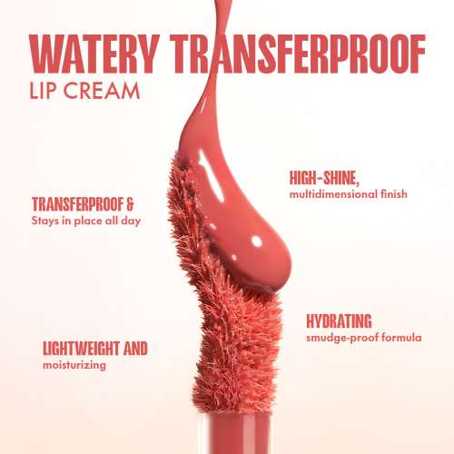 Focallure: Watery Transferproof lip cream-HOT PK02 Peachy Nude