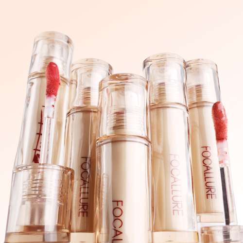 Focallure: Watery Transferproof lip cream-HOT PK02 Peachy Nude