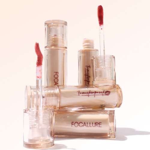 Focallure: Watery Transferproof lip cream-PK04 Rosy Nude