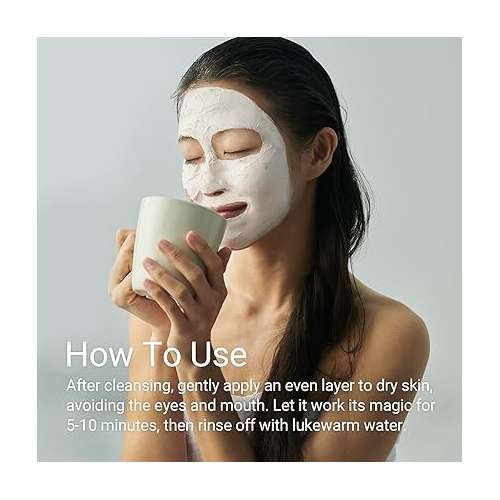neaf neaf: Kaolin Purifying Wash Off Face Mask | Deep Cleansing | Exfoliation | Face Cleanser | Smooth & Clear Skin | 110gm