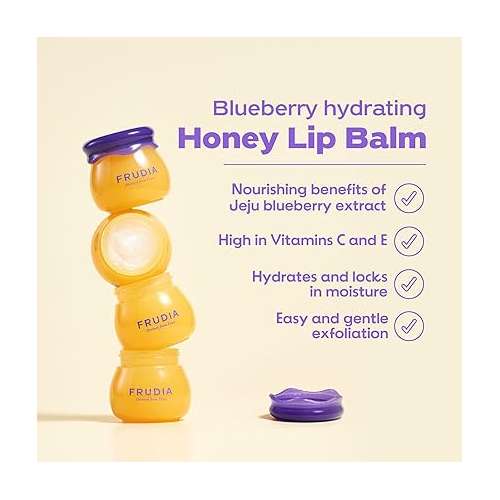 Frudia: Blueberry Hydrating Honey Lip Balm
