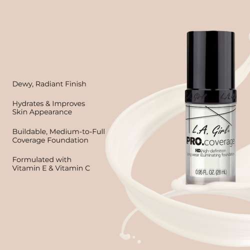 L.A.Girl: Pro coverage Hd Foundation White